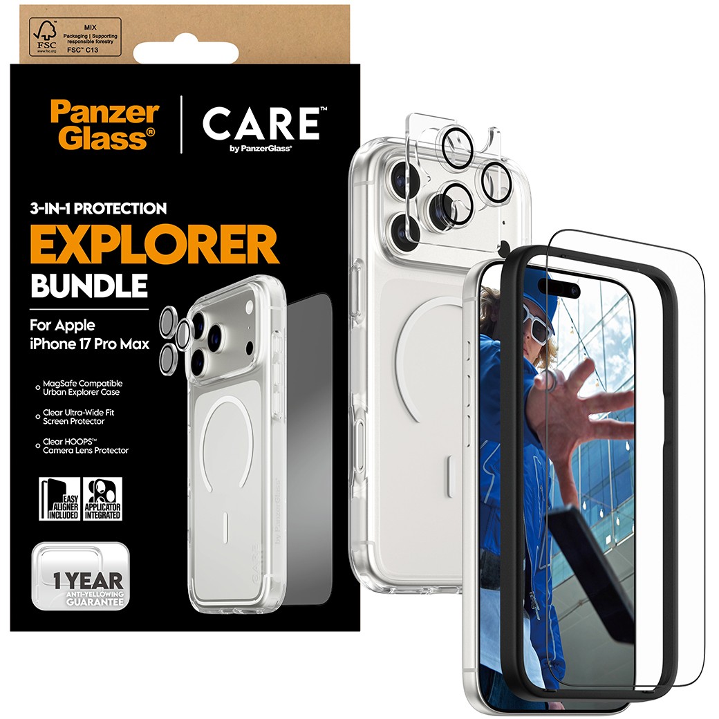 Set dodataka PANZER GLASS CARE 3-in-1 Flagship Explorer Bundle iPhone 17 Pro Max-4