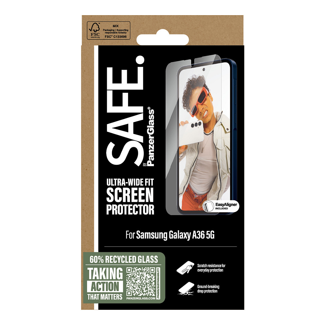 Zaštitno staklo PANZERGLASS SAFE. za Samsung Galaxy A35 5G-2