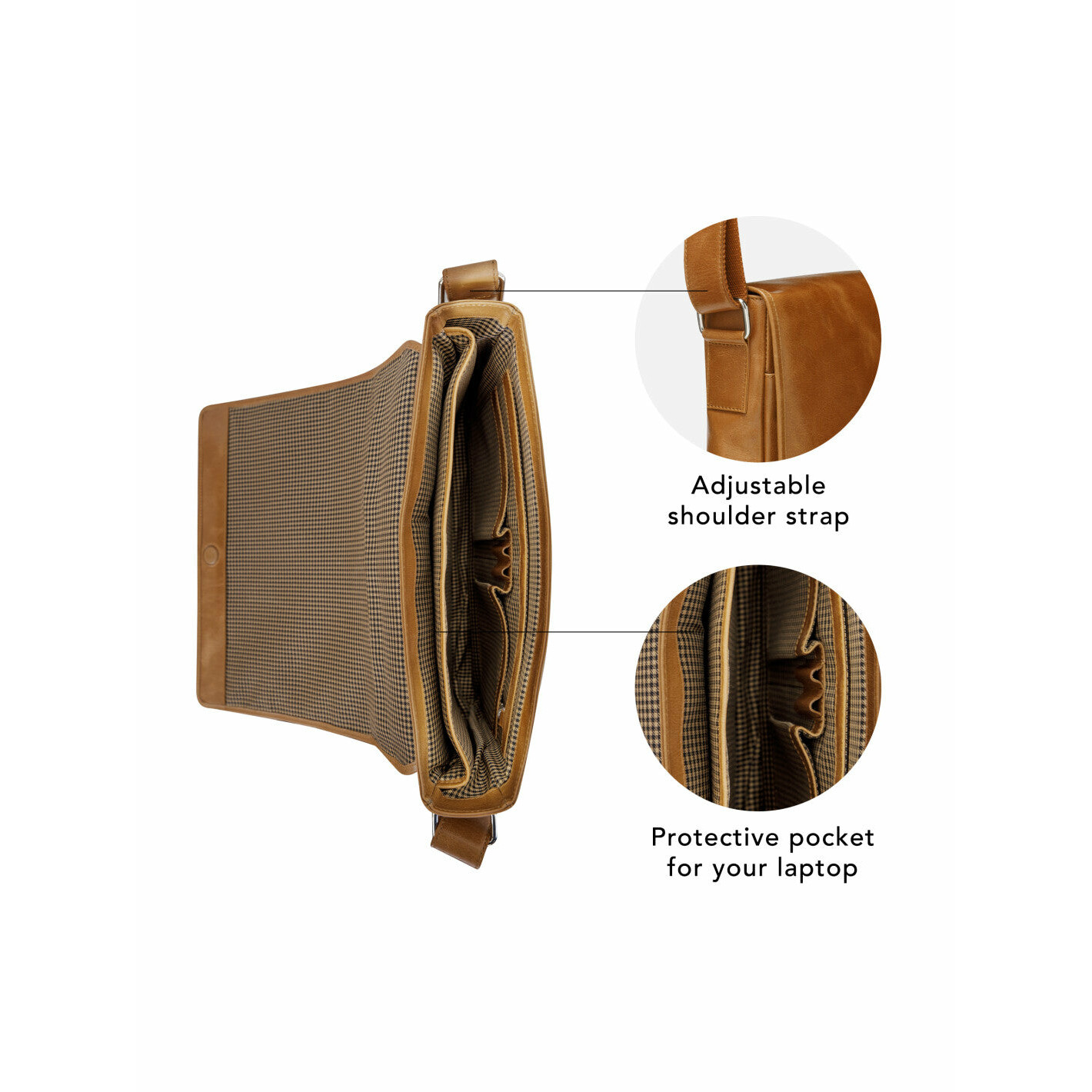 Torba dbramante 1928 MARSELISBORG 14IN GOLDEN TAN-6