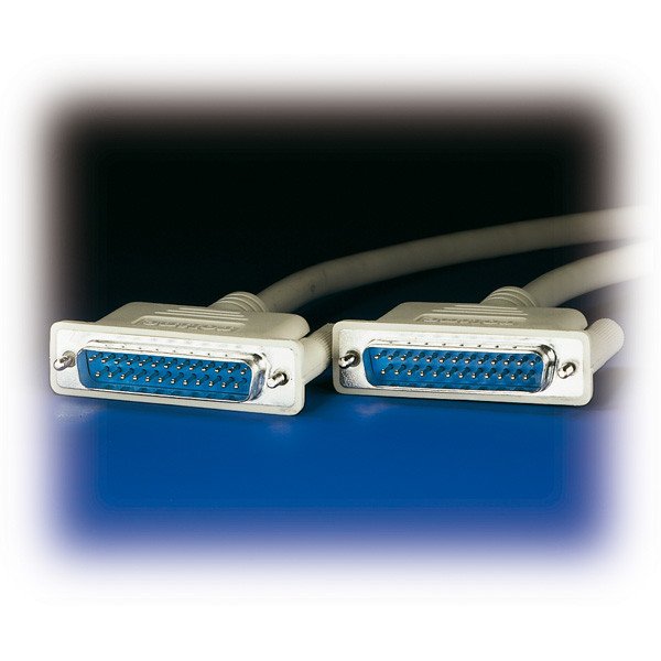 Kabel ROLINE RS232 DB25-DB25 6M-1