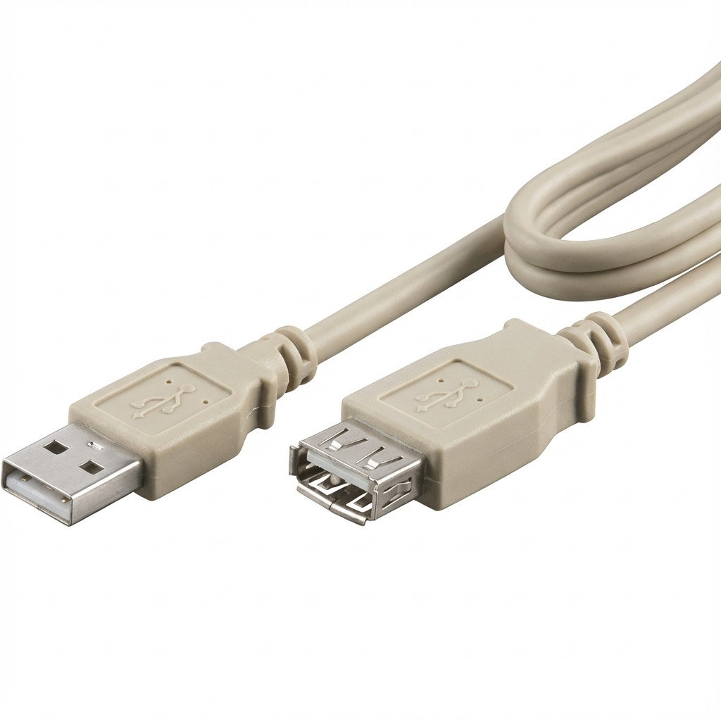 Kabel ROLINE USB2.0 A-A 0.8M