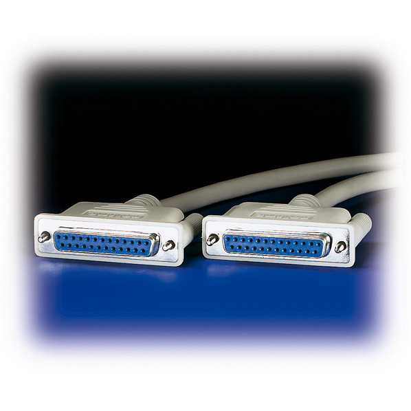 Kabel ROLINE RS232 DB25-DB25.BU/BU-0