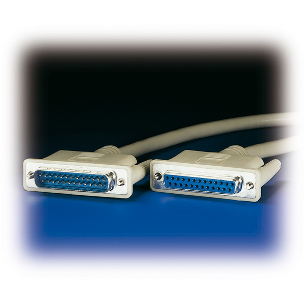 Kabel ROLINE RS232 DB25-DB25.ST/BU-0
