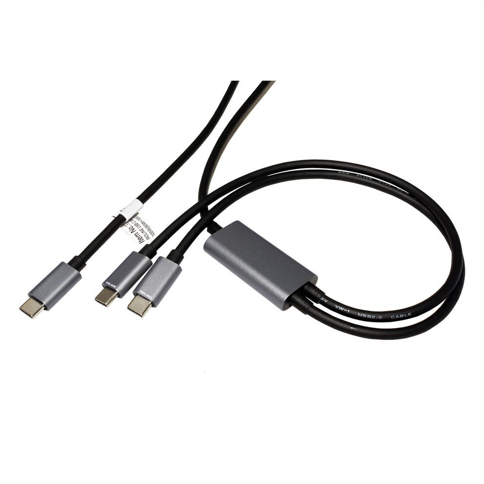Kabel ROLINE USB-C SPLIT-LADEKABEL 1 8M-2