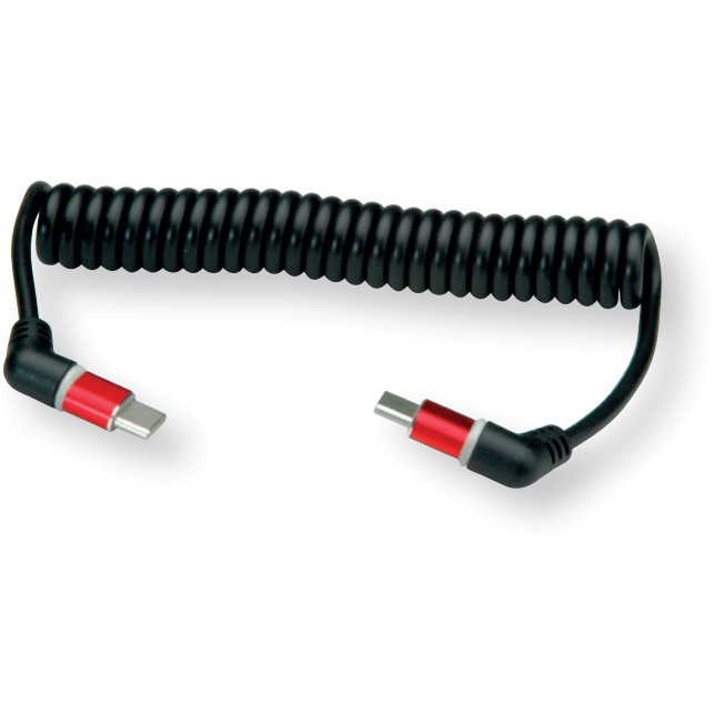 Kabel ROLINE USB2.0-LADE-SPIRALKABEL C-C