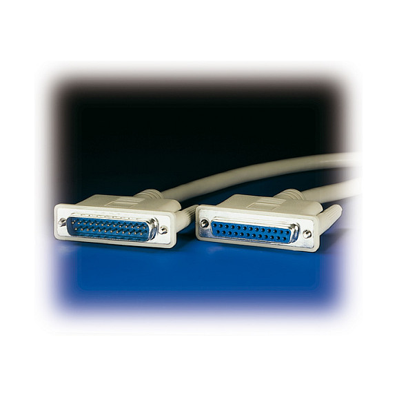 Kabel ROLINE RS232 DB25-DB25.ST/BU-1