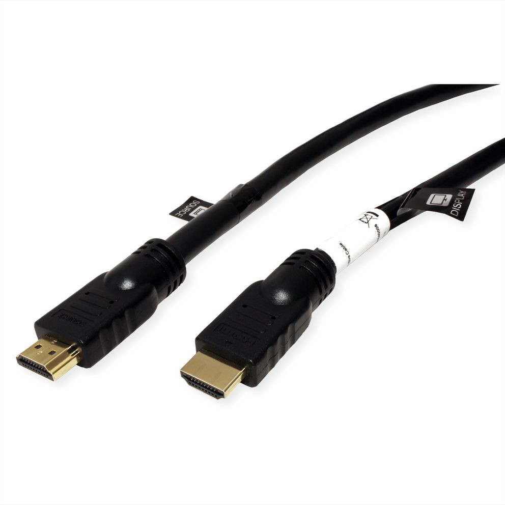 Kabel ROLINE UHDMI KABEL M.REP..AKTIV.20M-1