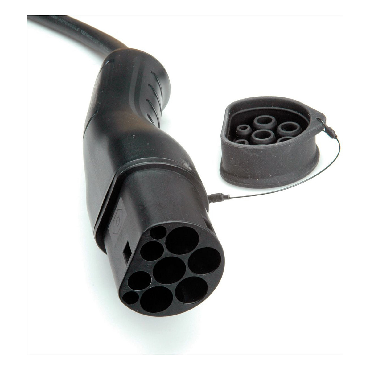 Kabel za punjenje električnih vozila ROLINE spiralni Tip 2 na Tip 2 (22kW, 32A, 3-fazni, 5m)-5