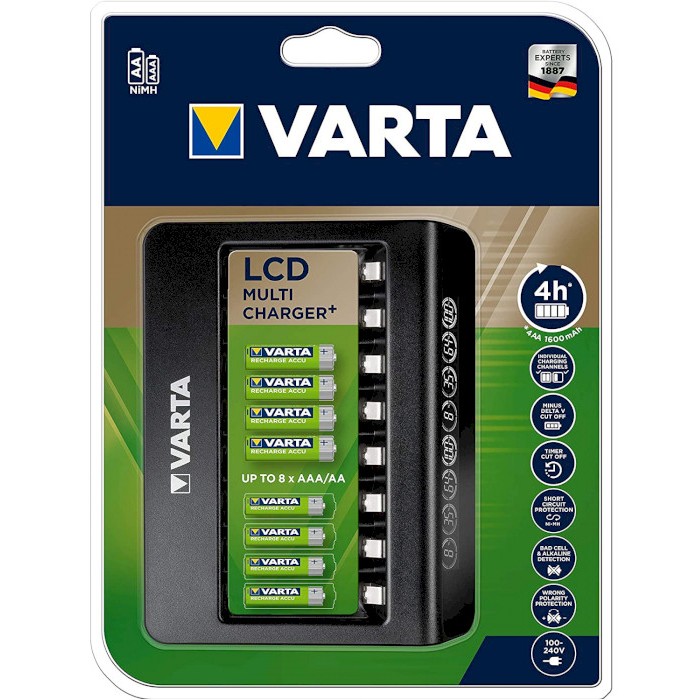 Punjač VARTA Akku Ladegerät LCD Multi Charger+-3