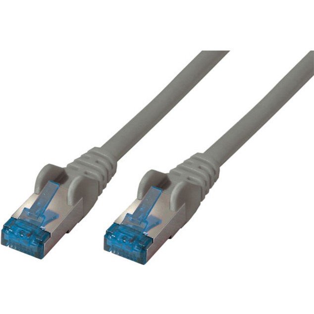 Patchkabel CAT6a RAZNO 0,5m S/FTP PiMF sivi-0