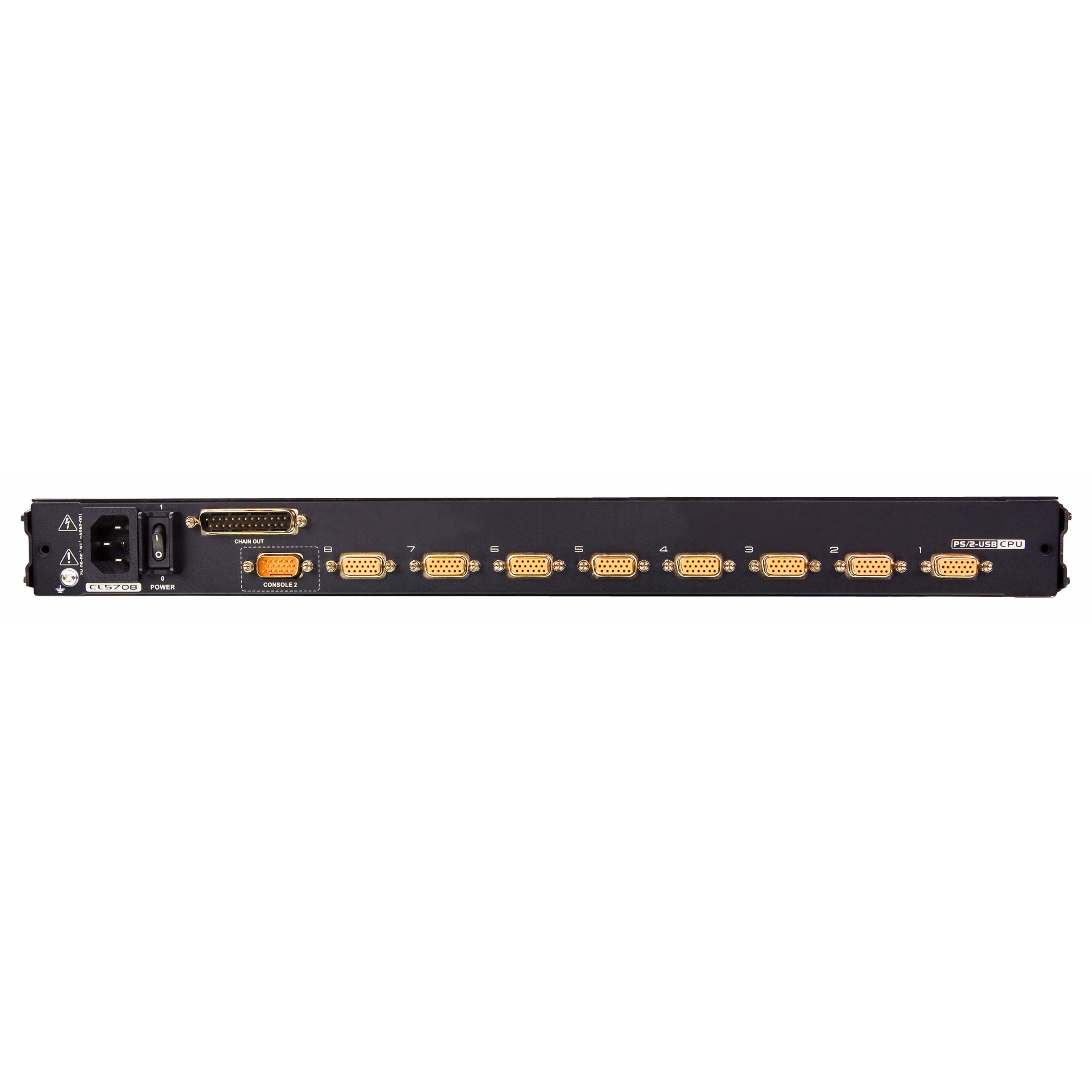 KVM Switch RAZNO CL5708MW D 43cm wide USB-PS/2 VGA 8 Port-1