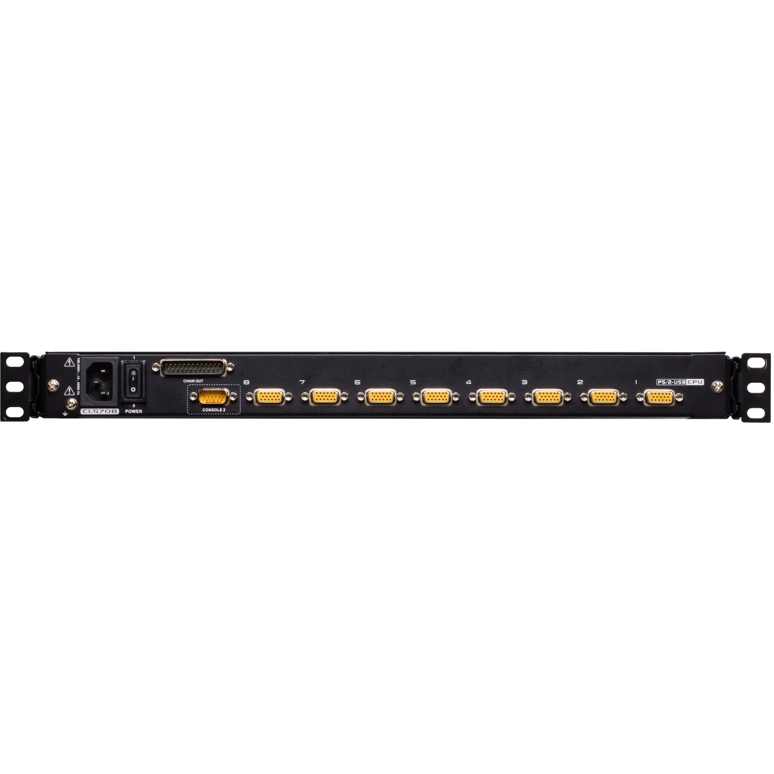 KVM Switch RAZNO CL5708MW D 43cm wide USB-PS/2 VGA 8 Port-4