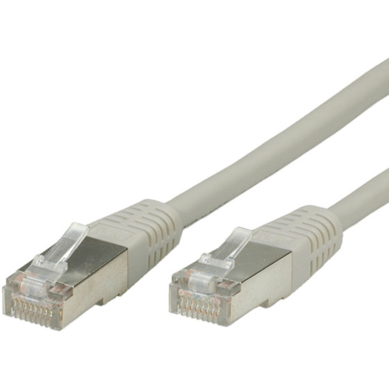 Kabel VALUE Patchkabel Kat.6 Class E S/FTP PiMF grau 1.5m-0