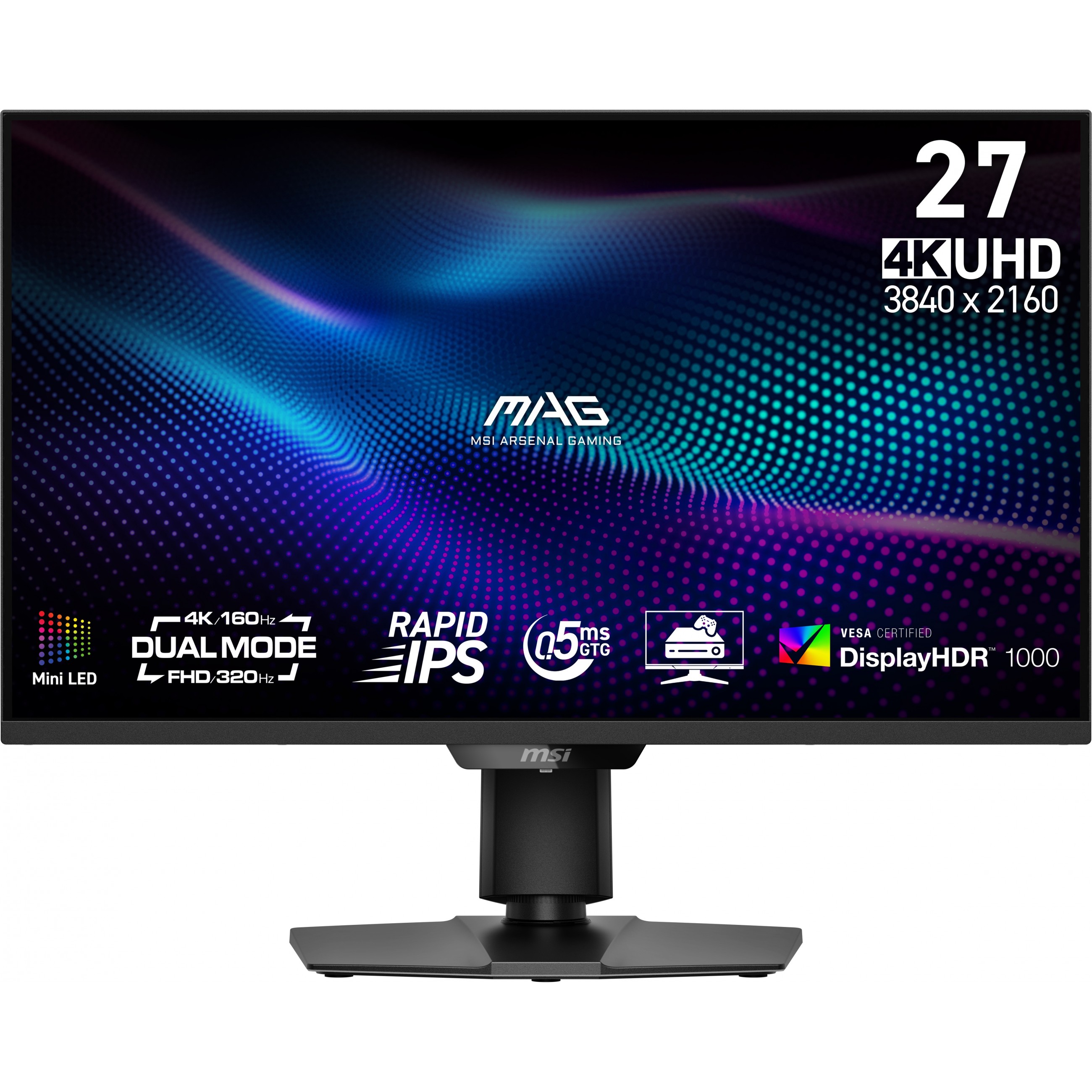 Monitor MSI MAG 274UPDF E16M Gaming 68.6 cm (27") 3840 x 2160 4K UHD @ 160 Hz