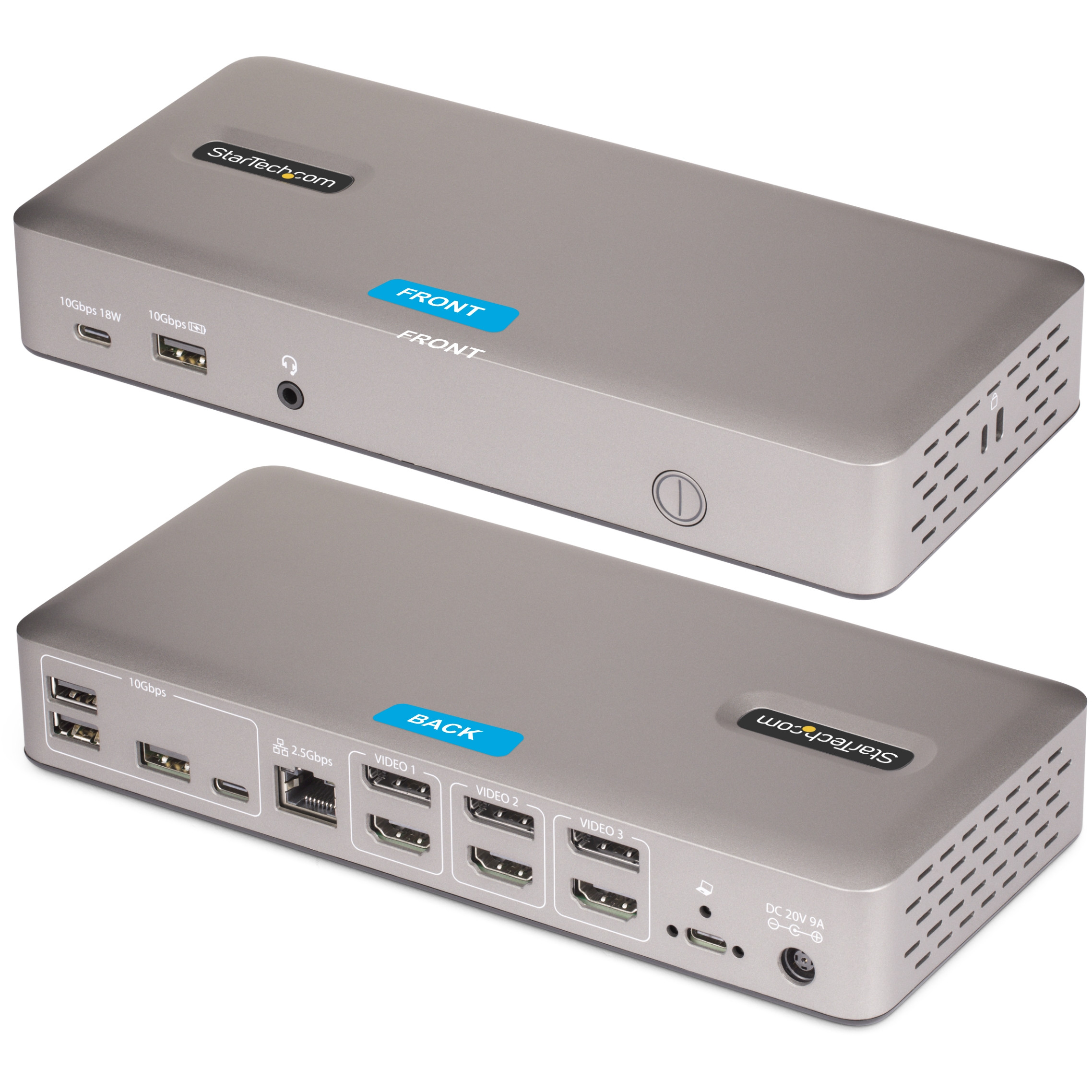 Docking stanica StarTech 3X MONITOR USB4 DOCK 100W PD-11