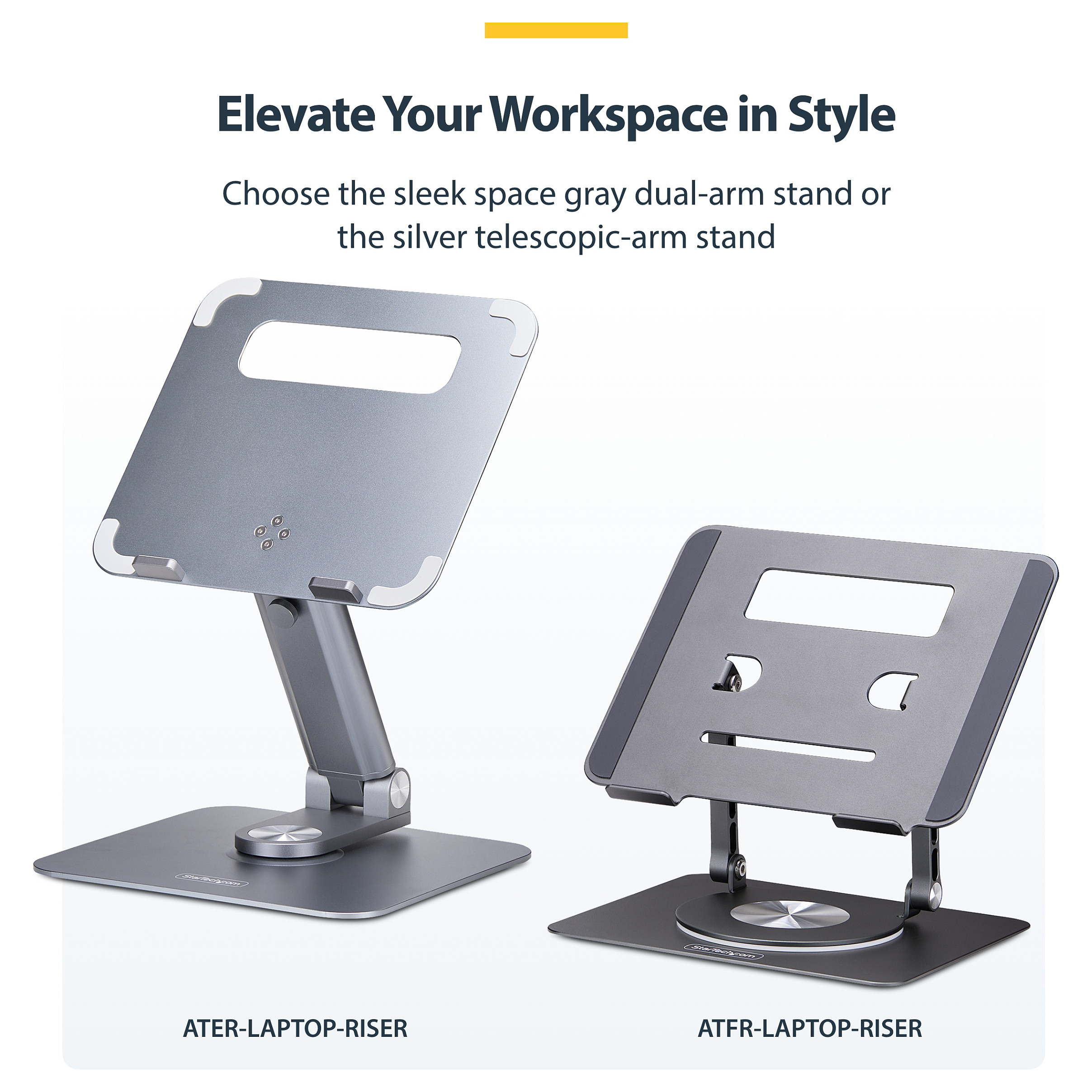 Stalak za laptop STARTECH D TELESCOPIC LAPTOP STAND/RISER-10