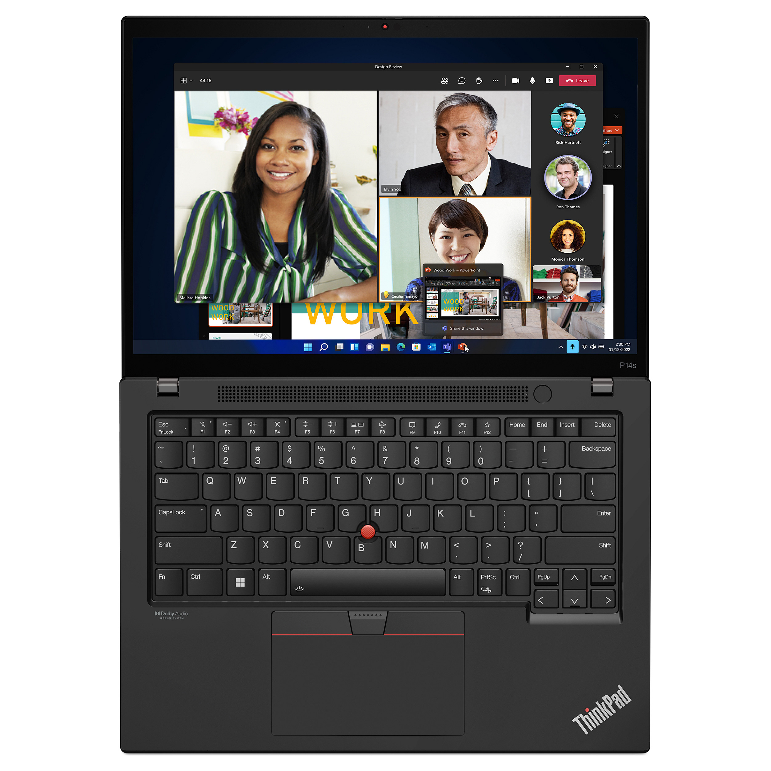 Laptop LENOVO ThinkPad P14s G4 (16" 2,8K OLED, i5-1340P, 16GB RAM, 512GB SSD, Windows 11 Pro) – internacionalna non HR tipkovnica-6