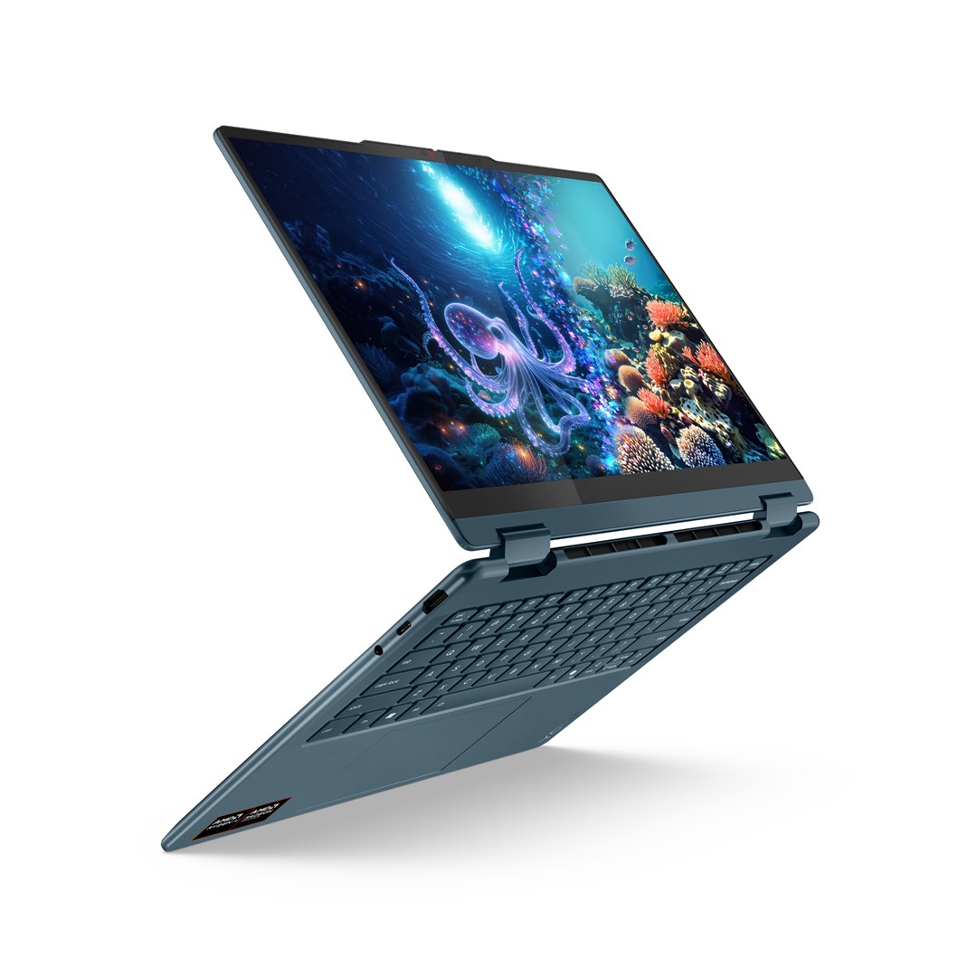 Laptop LENOVO Yoga 7 2-in-1 14AKP10 (14" Touchscreen, WUXGA, AMD Ryzen 5 3400U, 16 GB RAM, 512 GB SSD, Windows 11, Teal) – internacionalna non HR tipkovnica-10