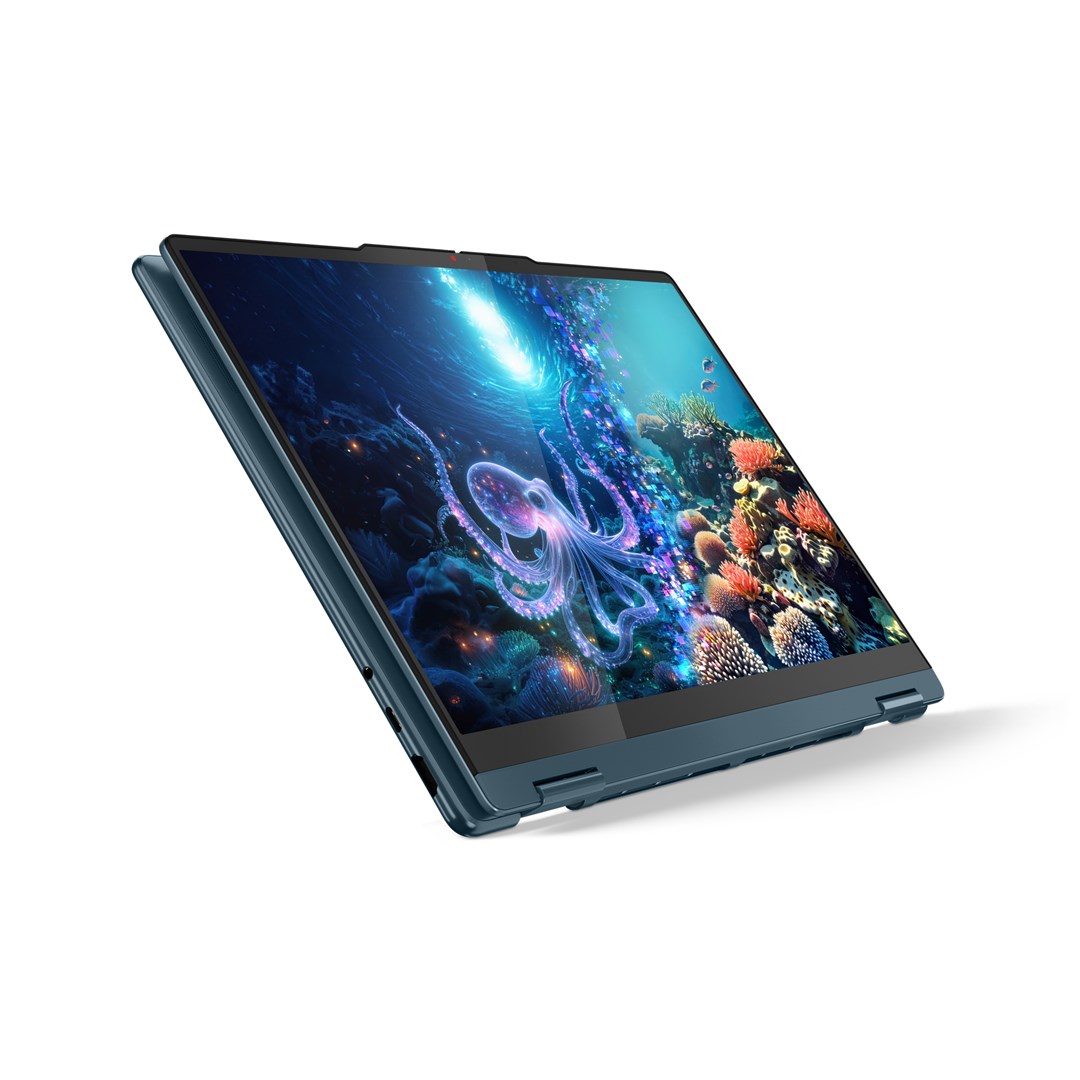 Laptop LENOVO Yoga 7 2-in-1 14AKP10 (14" Touchscreen, WUXGA, AMD Ryzen 5 3400U, 16 GB RAM, 512 GB SSD, Windows 11, Teal) – internacionalna non HR tipkovnica-2