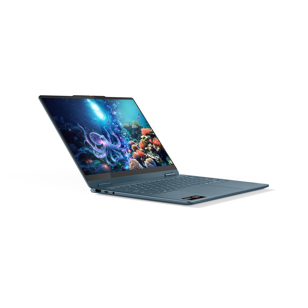 Laptop LENOVO Yoga 7 2-in-1 14AKP10 (14" Touchscreen, WUXGA, AMD Ryzen 5 3400U, 16 GB RAM, 512 GB SSD, Windows 11, Teal) – internacionalna non HR tipkovnica-4