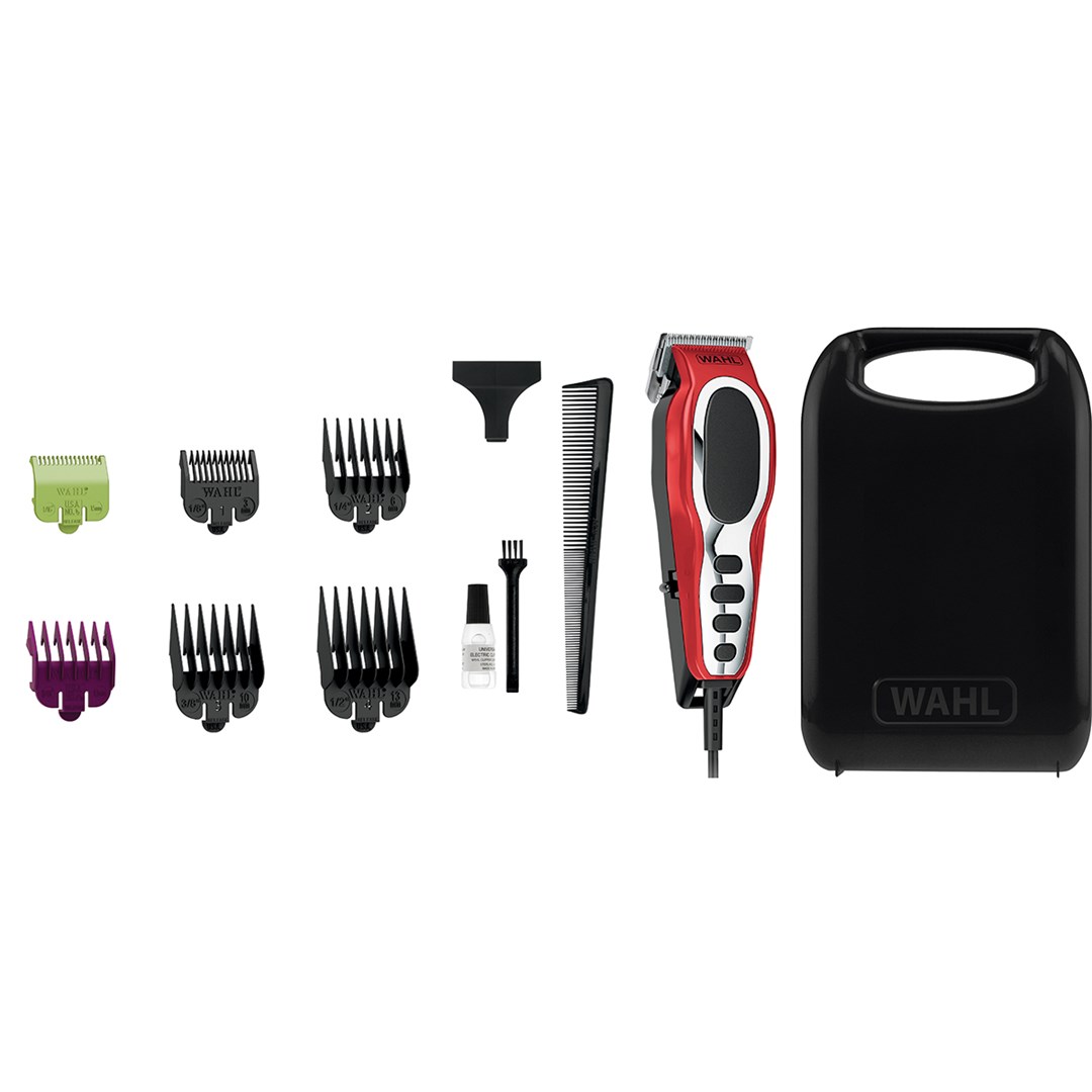 Wahl 79111-2016 hair trimmers/clipper Black, Red, Silver 6-2