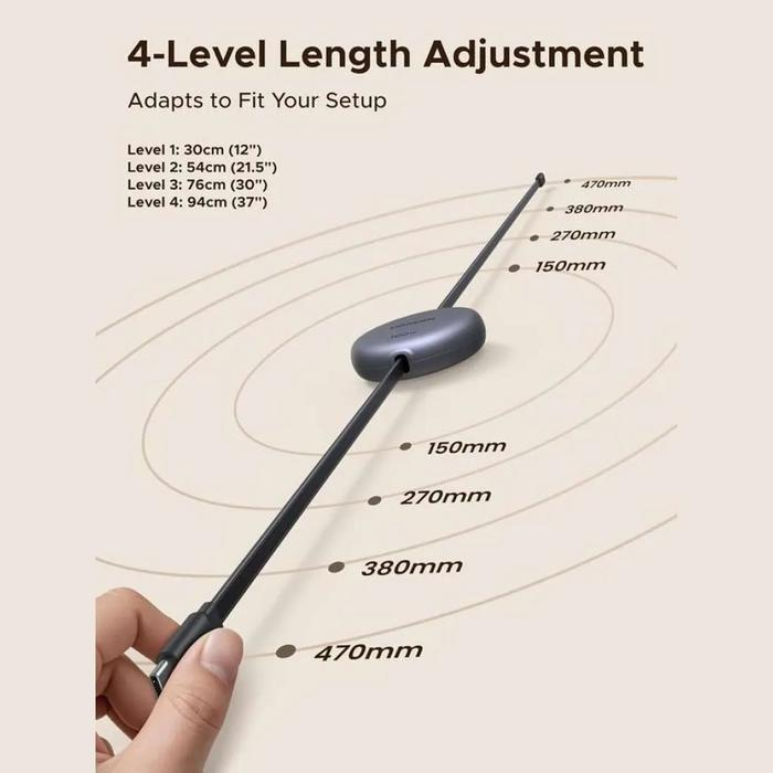 Kabel UGREEN, USB C (M) na USB C (M), s uvlačnim kabelom, 1m, crni-9