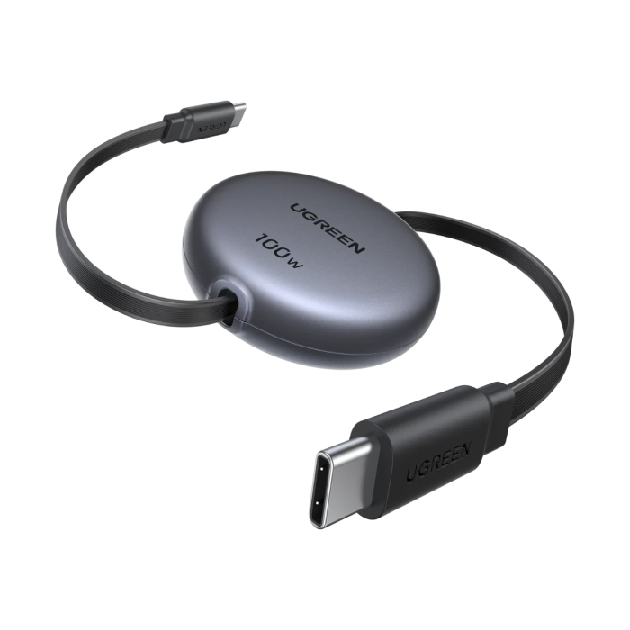 Kabel UGREEN, USB C (M) na USB C (M), s uvlačnim kabelom, 1m, crni-4
