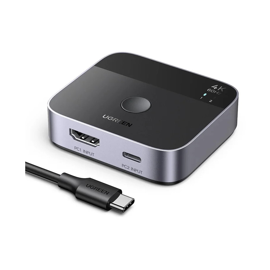 Razdjelnik video UGREEN HDMI 2.0 na USB C 4K@60Hz crni-1
