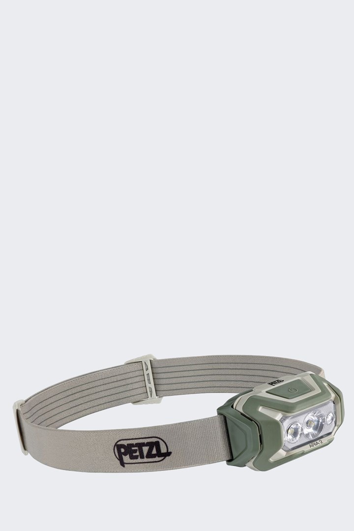 Naglavna svjetiljka PETZL Aria 2 RGB (450 lumena, IP67, Desert)