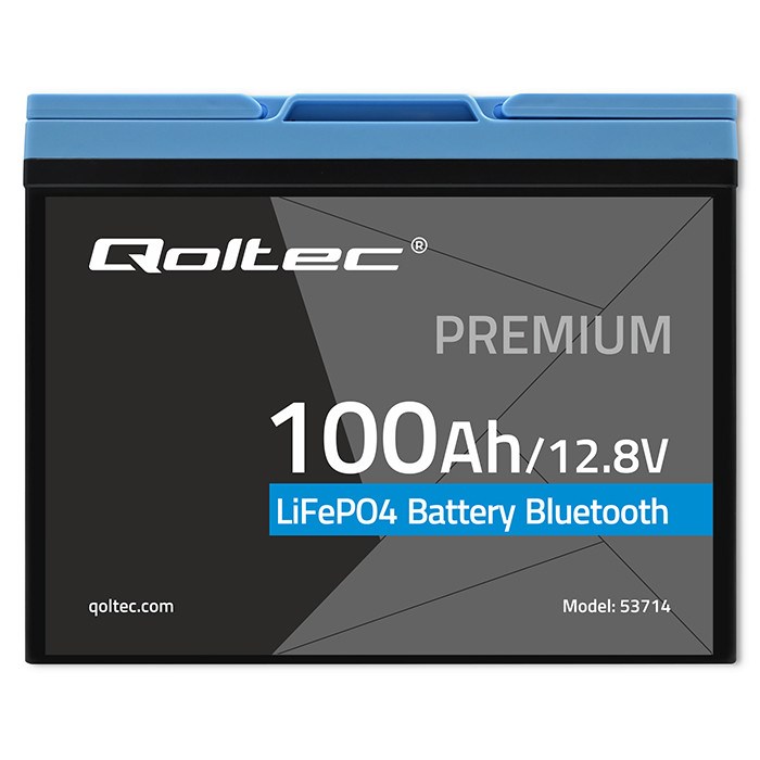 Baterija QOLTEC LiFePO4 12.8V 100Ah (Bluetooth, LCD)-3