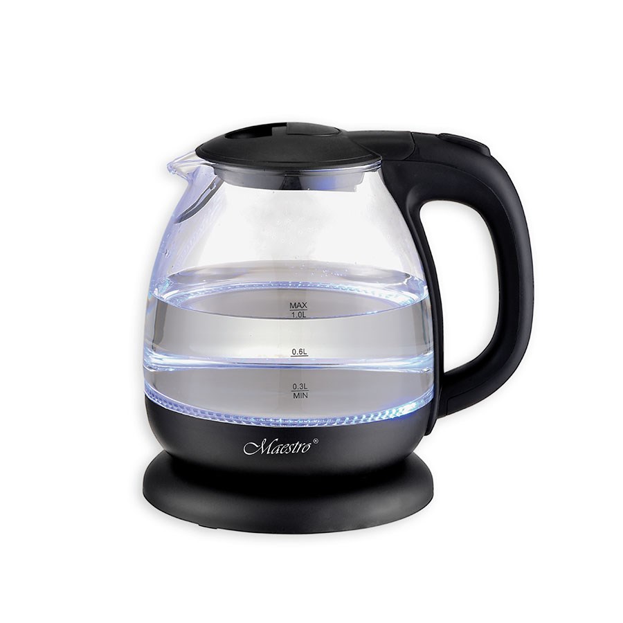 Kettle MAESTRO MR-055 električni 1 L 1100 W (MR-055-BLACK) crna boja-0