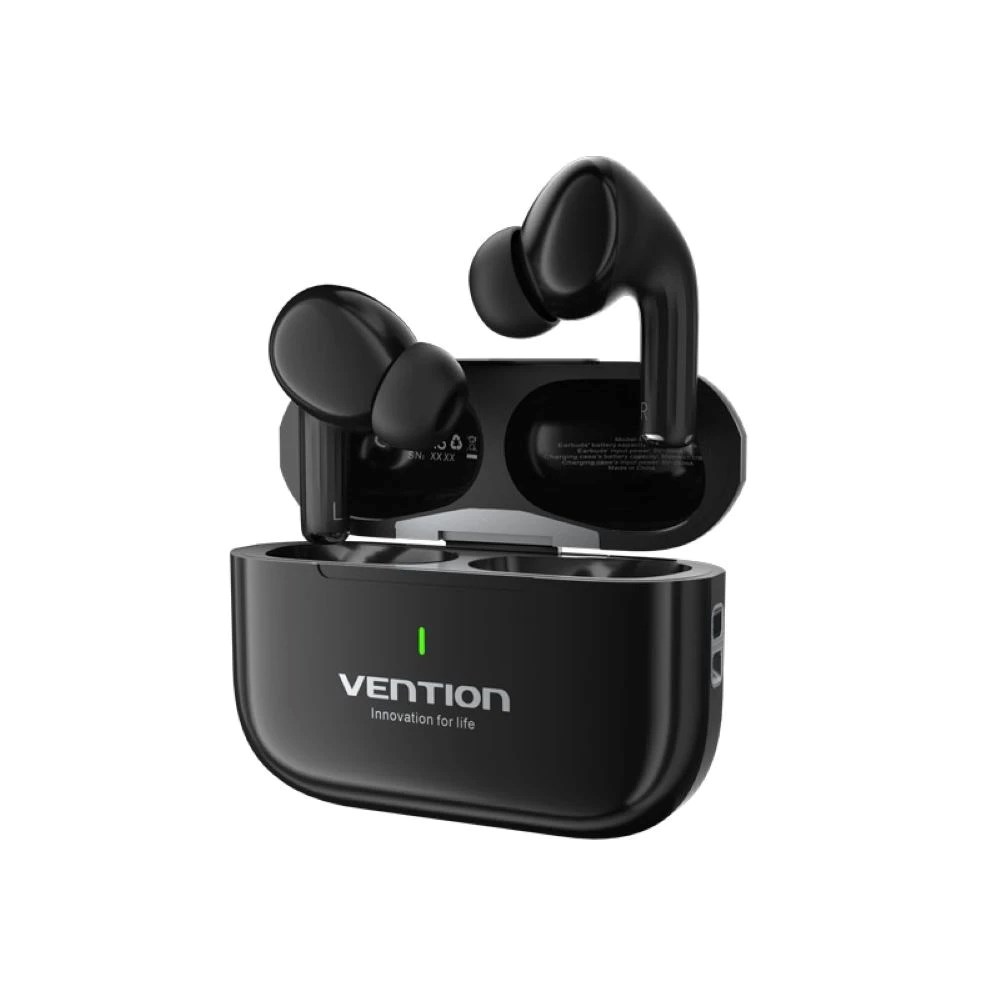 Slušalice VENTION ECHO LITE E11 Bluetooth 5.4 HiFi TWS crna boja-0