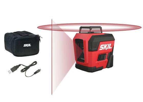 Križni laserski nivelir SKIL 1960 DA (domet 20 m, točnost ± 0,5 mm/m, samoniveliranje)-3