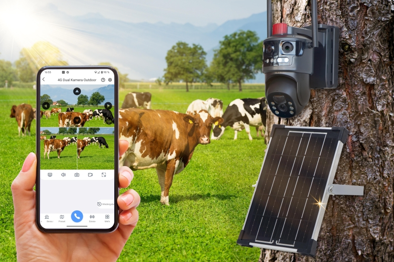 4G nadzorna kamera TECHNAXX TX-200 Dual Lens sa solarnim panelom-5