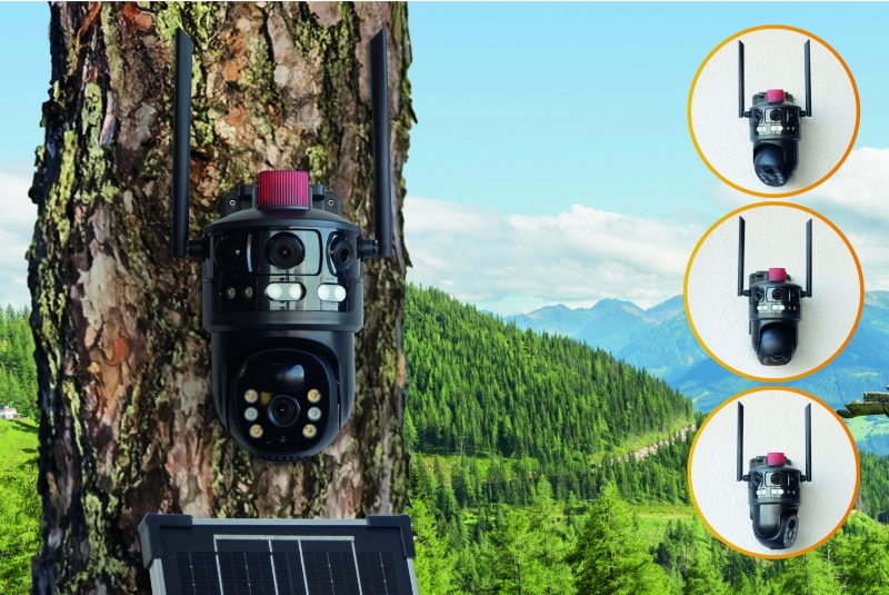 4G nadzorna kamera TECHNAXX TX-200 Dual Lens sa solarnim panelom-6