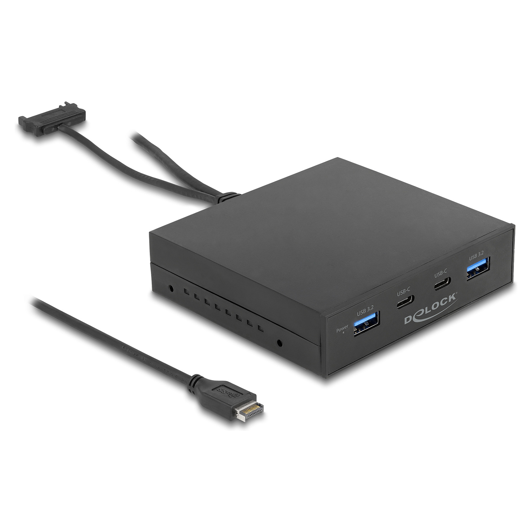 Prednji panel DELOCK 3.5″ USB 3.2 Gen 2, 2x USB-C, 2x USB-A-0