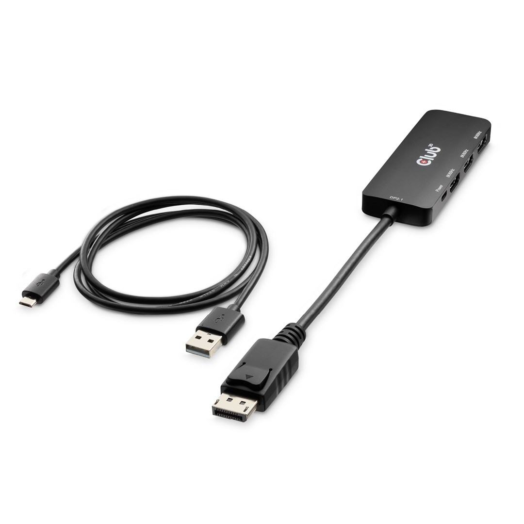 Hub CLUB 3D DisplayPort to Triple HDMI (8K60Hz)-1