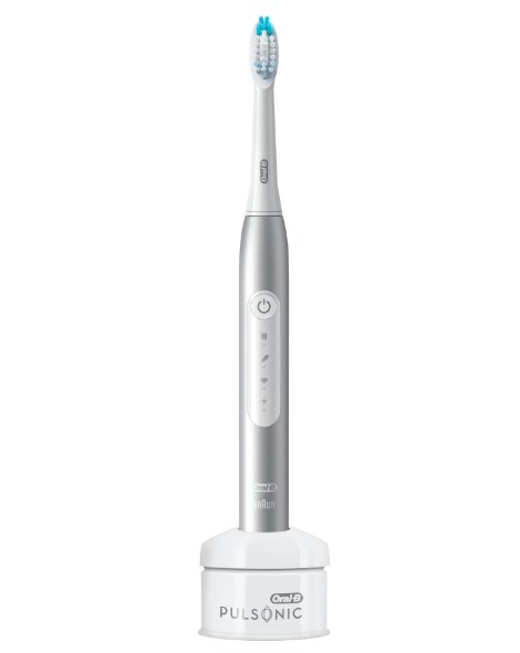 Zvučna električna četkica za zube ORAL-B Pulsonic Slim Luxe 4500 Platinum (3 načina rada, putni etui)