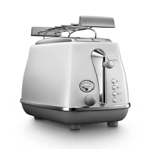 Toster DELONGHI Icona Capitals CTOC2103.W (2 utora, 900W, bijeli)-4