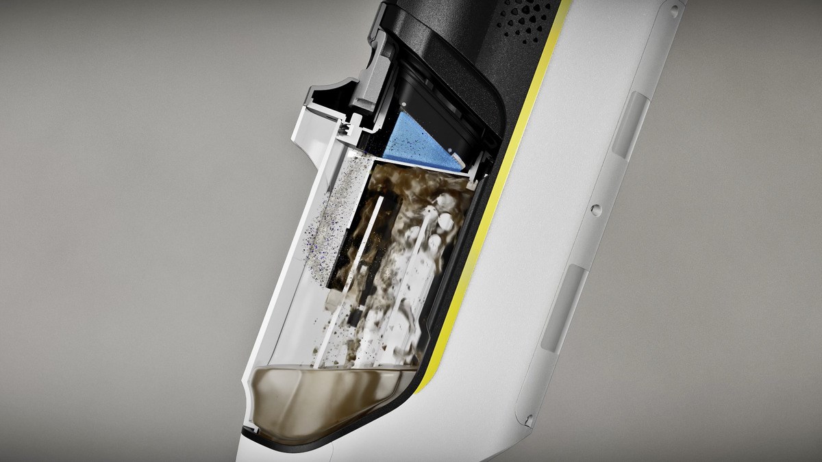 Usisavač KARCHER FCV 2 Natural N Battery Dry&wet Bagless 160 W bijeli-1