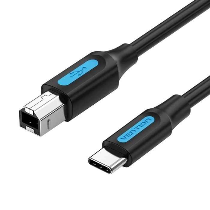 USB kabel VENTION USB 2.0 printer cable, male type C to male B, 2 m