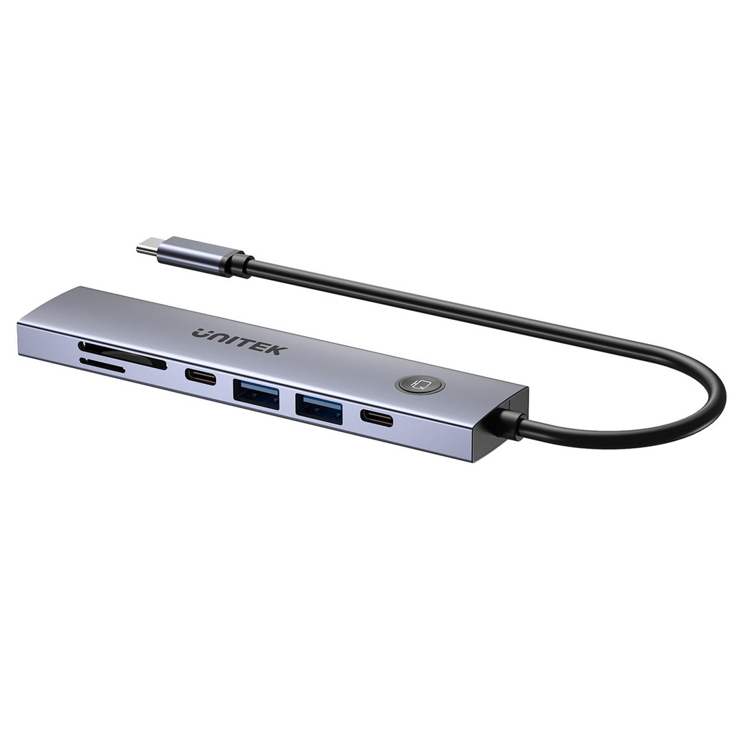 HUB UNITEK USB-C PD 100W HDMI 2.0 WITH ON/OFF-3