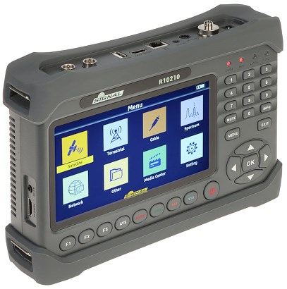 Mjerač signala SIGNAL ST-6986 (DVB-S2/T2/C2, H.265/HEVC, 7" LCD)