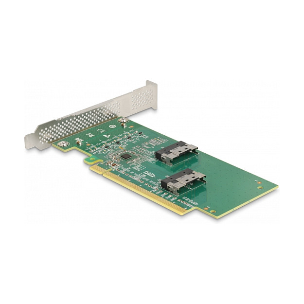 PCI Express kartica DELOCK PCI Express 4.0 x16 Card to 4 x SFF-8639 NVMe (Bifurcation, Low Profile)-2