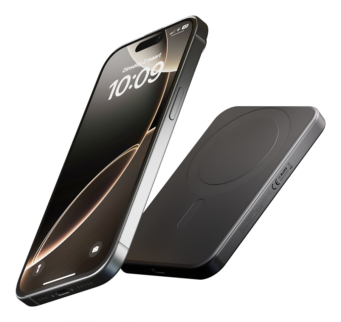 Prijenosna baterija ZENS Magnetic Powerbank 5000mAh Qi2 (15W, MagSafe, USB-C, stalak)-4