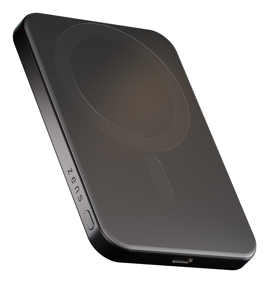 Prijenosna baterija ZENS Magnetic Powerbank 5000mAh Qi2 (15W, MagSafe, USB-C, stalak)-0