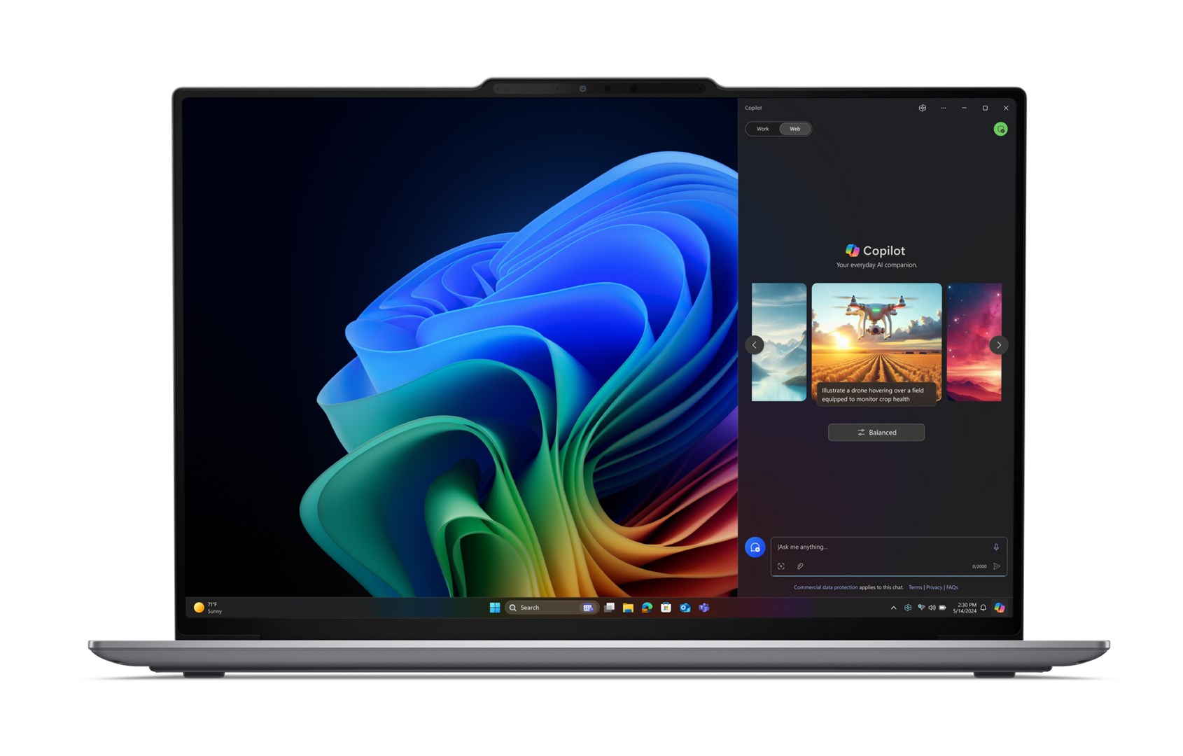 Laptop LENOVO ThinkPad X9-15 Gen 1 Copilot+ (15.3" 2.8K, Intel Core Ultra 5, 32 GB RAM, 512 GB SSD, Wi-Fi 7, Windows 11 Pro, engleska tipkovnica, siva) – internacionalna non HR tipkovnica-0