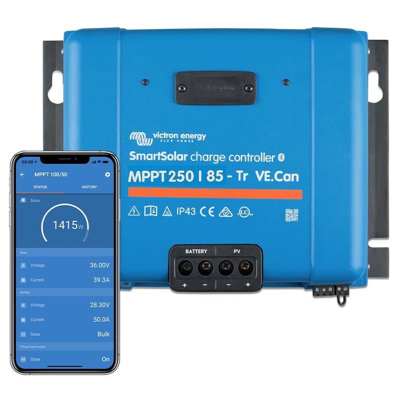 Solarni regulator punjenja VICTRON ENERGY SmartSolar MPPT 250/85-Tr VE.Can (250V, 85A, Bluetooth)