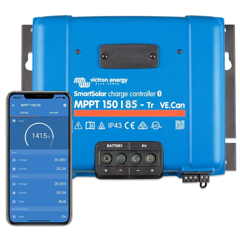 Regulator punjenja VICTRON ENERGY SmartSolar MPPT 150/85-Tr VE.Can (85A, 150V, Bluetooth)-1