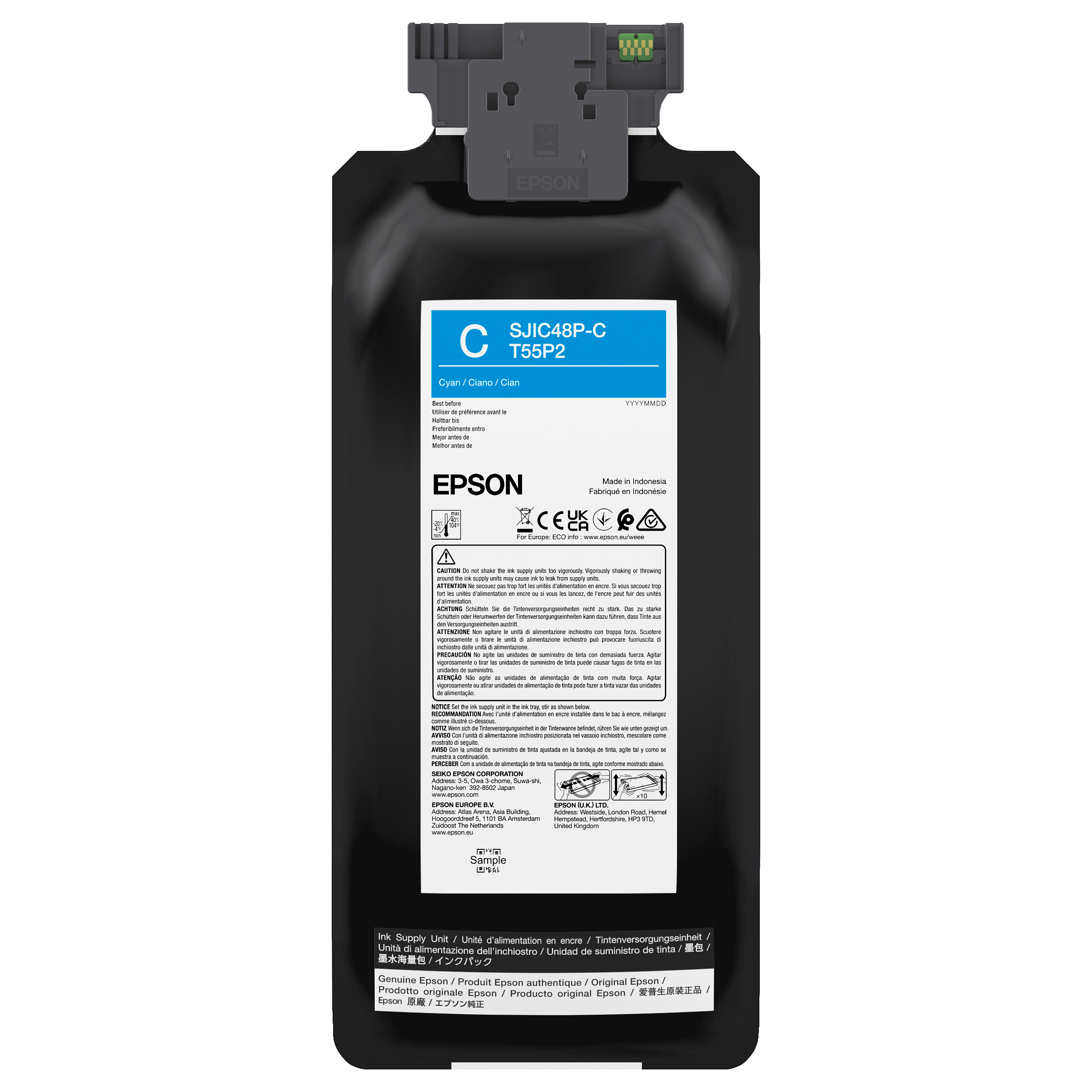 Tinta EPSON SJIC48P-C (C13S020642) Original Cyan (za ColorWorks C4000)